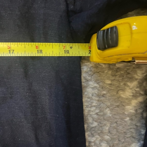 GAP Navy Dress Ivory Embroidery drawstring waist with pockets size L (K124) - Picture 12 of 14